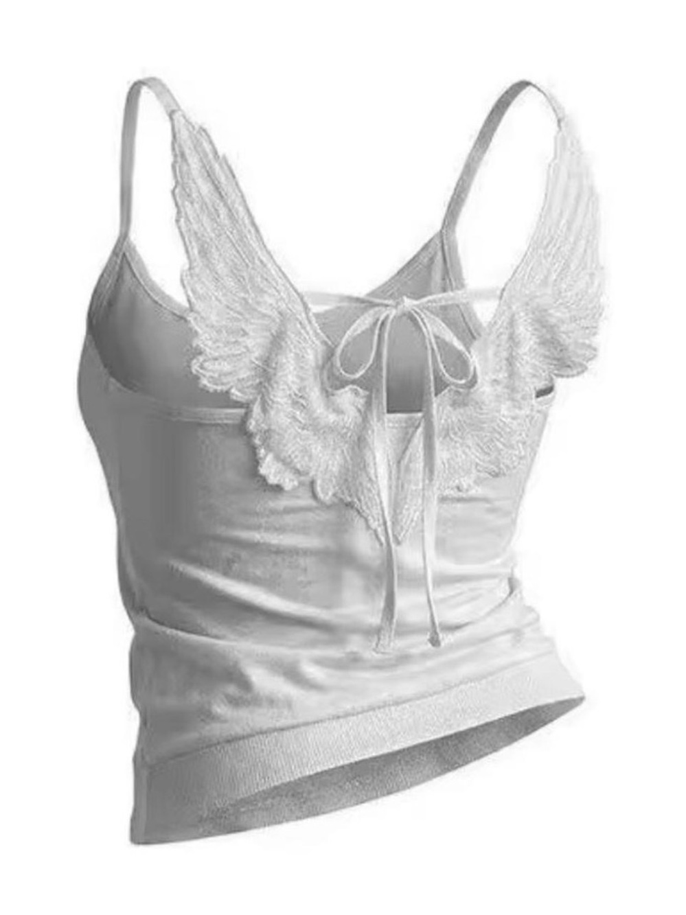 Angel Wing Strap Crop Top - Picture 2 of 2